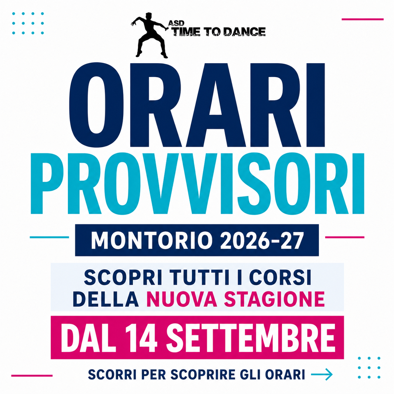 Orari Montorio 2026 2027